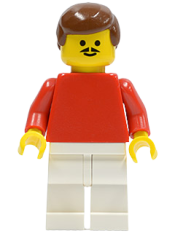 LEGO Soccer Player Red/White Team Player 1 minifigure