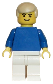 LEGO Soccer Player Blue/White Team Player 2 minifigure