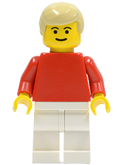 LEGO Soccer Player Red/White Team Player 2 minifigure