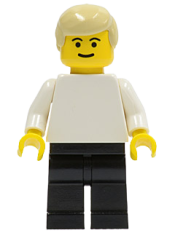 LEGO Soccer Player White/Black Team Player 2 minifigure