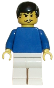 LEGO Soccer Player Blue/White Team Player 3 minifigure