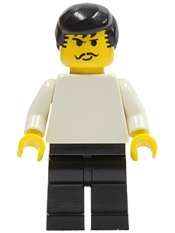 LEGO Soccer Player White/Black Team Player 3 minifigure