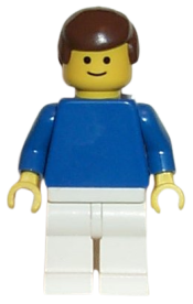 LEGO Soccer Player Blue/White Team Player 4 minifigure