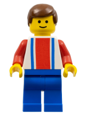 LEGO Soccer Player - Red, White, and Blue Team with Number 10 on Back minifigure