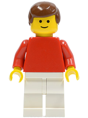 LEGO Soccer Player Red/White Team Player 4 minifigure