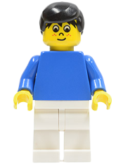 LEGO Soccer Player Blue/White Team Player 5 minifigure