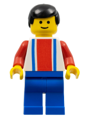 LEGO Soccer Player - Red, White, and Blue Team with Number 18 on Back minifigure