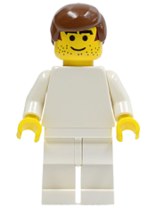 LEGO Soccer Player White Team Player  2 minifigure