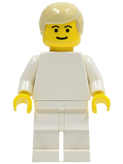 LEGO Soccer Player White Team Player  7 minifigure