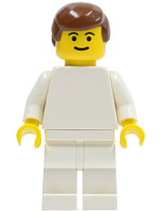 LEGO Soccer Player White Team Player  9 minifigure