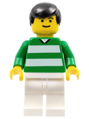 LEGO Soccer Player - Green and White Team with Number 11 on Back minifigure