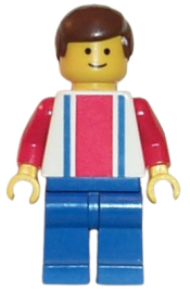 LEGO Soccer Player - Red, White, and Blue Team with Number 7 on Back minifigure
