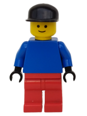 LEGO Soccer Player Womens Team Goalie, Black Cap minifigure