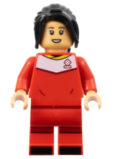 LEGO Yuki Nagasato - Red Soccer Uniform minifigure