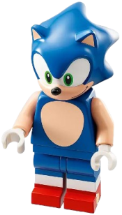 LEGO Sonic the Hedgehog - Light Nougat Face and Arms, Grin to Left minifigure