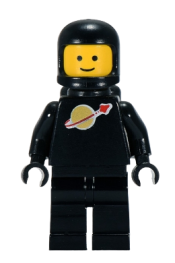 LEGO Classic Space - Black with Air Tanks minifigure