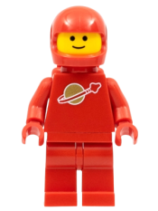 LEGO Classic Space - Red with Air Tanks and Motorcycle (Standard) Helmet (Reissue) minifigure