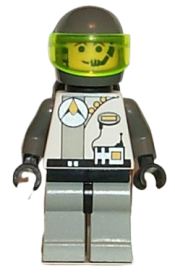 LEGO Exploriens - Dark Gray Helmet and Radio Torso minifigure