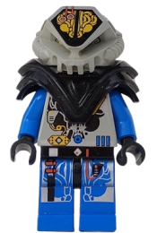 LEGO UFO Zotaxian Alien - Blue Officer (Commander X) minifigure
