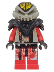 LEGO UFO Zotaxian Alien - Red Pilot with Armor and Printed Helmet (Chamon) minifigure