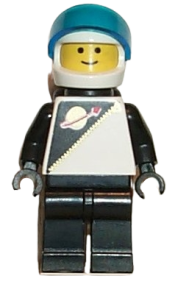 LEGO Futuron - Black with White Helmet minifigure