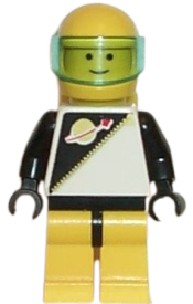 LEGO Futuron - Black/Yellow with Yellow Helmet minifigure