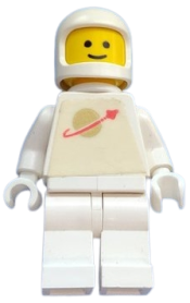 LEGO Classic Space - White with Air Tanks, Stickered Torso Pattern minifigure