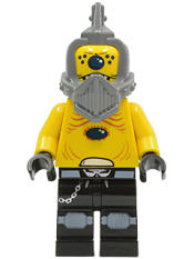 LEGO Space Police 3 Alien - Snake without Visor minifigure