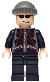 LEGO Jewel Thief 2, Black Jacket Torso, Black Legs minifigure