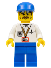 LEGO Cameraman, Blue Legs, Blue Cap minifigure
