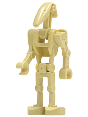 LEGO Battle Droid Tan without Back Plate minifigure