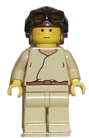 LEGO Anakin Skywalker (Brown Aviator Cap) minifigure