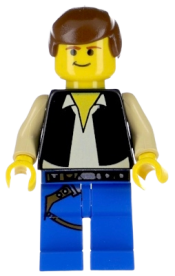 LEGO Han Solo, Blue Legs (Falcon) minifigure