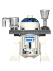 LEGO Astromech Droid, R2-D2, Serving Tray Dark Bluish Gray minifigure