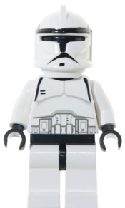 LEGO Clone Trooper (Phase 1) - Black Head minifigure