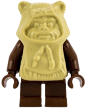 LEGO Ewok, Tan Hood (Paploo) minifigure