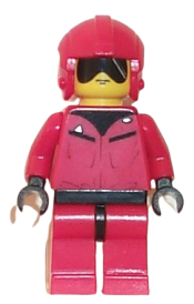 LEGO T-16 Skyhopper Pilot - Red Helmet minifigure