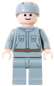 LEGO Rebel Technician, Light Bluish Gray Uniform minifigure