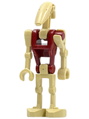 LEGO Battle Droid Security with Straight Arm and Dark Red Torso minifigure