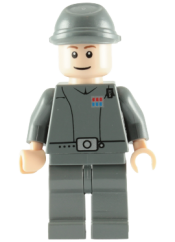 LEGO Imperial Officer (Captain / Commandant / Commander) - Cavalry Kepi, Smile and Brown Eyebrows minifigure