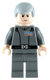 LEGO Grand Moff Wilhuff Tarkin - Smooth Hair minifigure