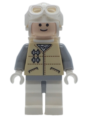 LEGO Hoth Rebel - Light Nougat Head, White Visor Goggles minifigure