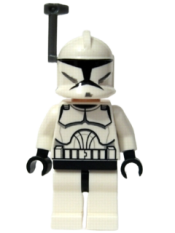 LEGO Clone Trooper (Phase 1) - Dark Bluish Gray Rangefinder, Large Eyes minifigure