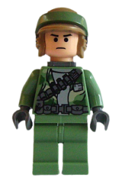 LEGO Endor Rebel Commando - Frown minifigure