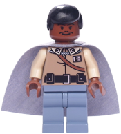LEGO Lando Calrissian - General Insignia (Sand Blue Legs) minifigure