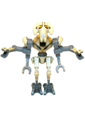 LEGO General Grievous - Bent Legs, Tan Armor minifigure