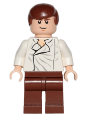 LEGO Han Solo, Reddish Brown Legs without Holster Pattern minifigure