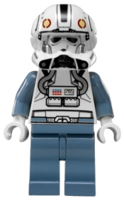 LEGO Clone Pilot, Episode 3 with Open Helmet and White Head minifigure