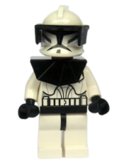 LEGO Clone Trooper (Phase 1) - Black Visor and Pauldron, Large Eyes minifigure