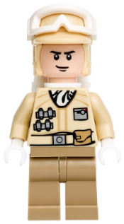 LEGO Hoth Rebel Trooper (Black Chin Dimple) minifigure